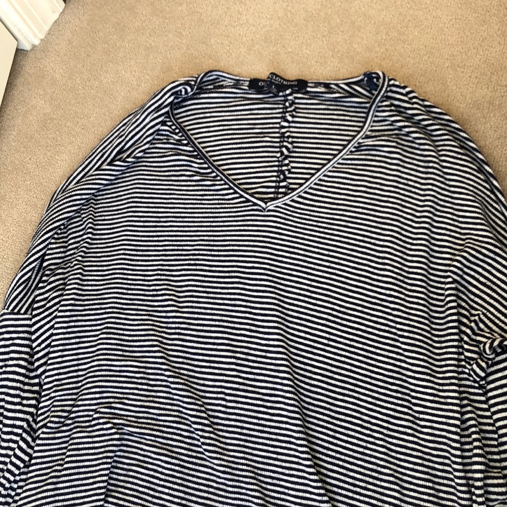 Long sleeve striped shirt